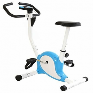 Exercise Bike - Blue and White