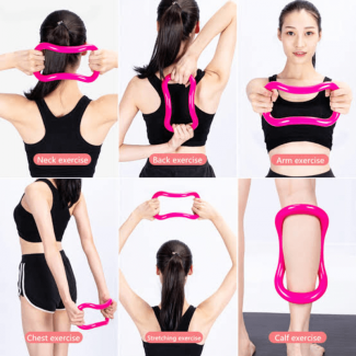 Yoga Ring Pilates Fitness Circle with Ergonomic Design for Body Shaping and Pain Relief Price in Pakistan | LAPTAB