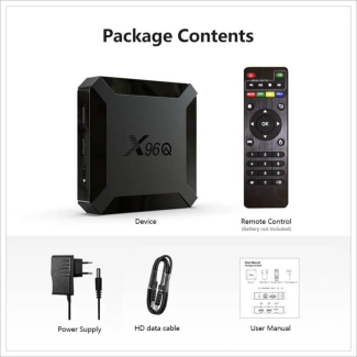 Smart Box X96q Mini Android 10 TV Box 2GB RAM 16GB ROM 4K 60fps HDMI USB Price in Pakistan | LAPTAB