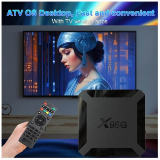 Smart Box X96q Mini Android 10 TV Box 2GB RAM 16GB ROM 4K 60fps HDMI USB Price in Pakistan | LAPTAB
