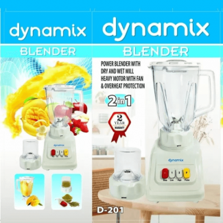 Dynamix - 2 in 1 High Speed Blender Grinder