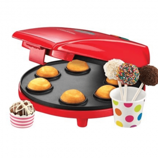 Sunbeam The Cake Pop Maker Red Coated Aluminium, Makes 6 Cake Pops