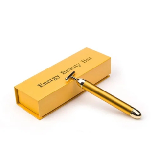 Rechargeable Derma Roller Beauty Massager with Semiconductor Alloy for Facial Massage and Collagen Stimulation Price in Pakistan | LAPTAB