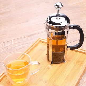 Oolong Tea Infuser Kettle 0.6L Glass and Stainless Steel with Drip-Free Pouring Price in Pakistan | LAPTAB