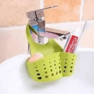 Plastic Sink Organizer Basket with Drain Holes for Kitchen and Bathroom Faucets Price in Pakistan | LAPTAB