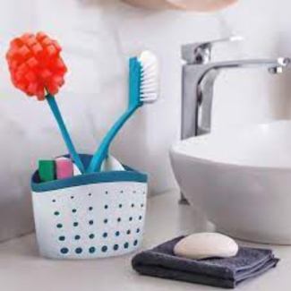 Silicone Sink Organizer with Drainage Holes for Kitchen and Laundry Storage Price in Pakistan | LAPTAB