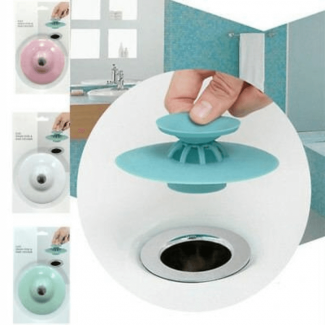 Silicone Bathroom and Kitchen Sink Drain Filter Plug with Strong Suction and Easy Cleaning Price in Pakistan | LAPTAB
