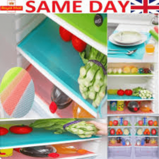 4 Pack Multicolor Refrigerator Shelf Liners, Cut-to-Size, Non-Toxic Mats Price in Pakistan | LAPTAB