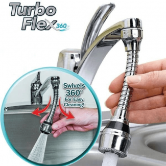 TURBO FLEX 360 Flexible Faucet Sprayer Tap with 360? Rotation and Dual Stream/Spray Price in Pakistan | LAPTAB