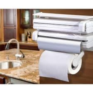 Triple Paper Dispenser with Adjustable Holders and Sliding Blades for Cling Film, Foil, and Plastic Wrap Price in Pakistan | LAPTAB