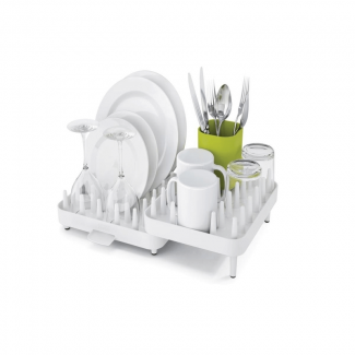 Connect Adjustable Dish & Utensils Drainer with Movable Cutlery Holder and Integrated Spout Price in Pakistan | LAPTAB