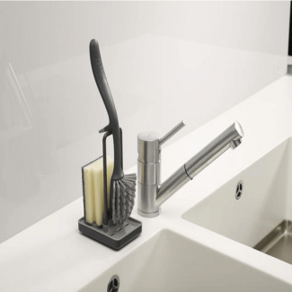 Scotch Brite Sink Tidy Brush with Drainage Platform and Sponge Holder for Kitchen Cleaning Price in Pakistan | LAPTAB