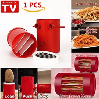 Jiffy Potato Fries Slicer - BPA-Free, Dishwasher Safe, Easy French Fry Cutter Price in Pakistan | LAPTAB
