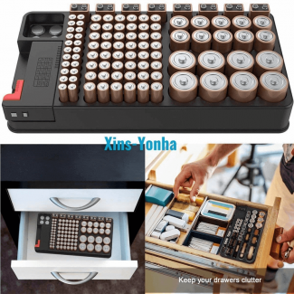 Battery Storage Organizer Case with Tester, Durable ABS Plastic, Holds 110 Batteries Price in Pakistan | LAPTAB
