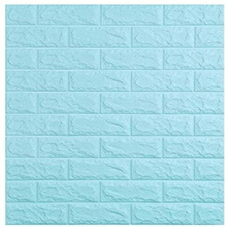 3D Light Blue Wall Panel, Waterproof Polyethylene Foam, 35.4x27.6 in, Removable Price in Pakistan | LAPTAB