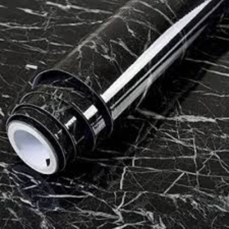 Self Adhesive Furniture Sticker Black Marble Vinyl Sheet Waterproof and Oilproof Price in Pakistan | LAPTAB