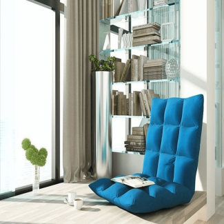 Recliner Lazy Sofa (Blue)