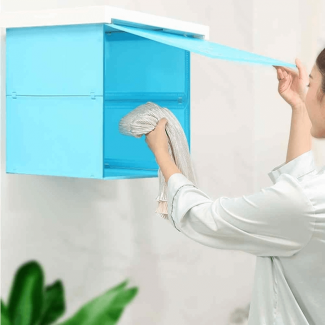 Bathroom Folding Storage Cabinet Waterproof PP Resin ABS Plastic for Shower Accessories