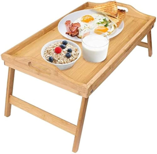 Foldable Bamboo Table with Adjustable Legs and Handles for Indoor and Outdoor Use Price in Pakistan | LAPTAB