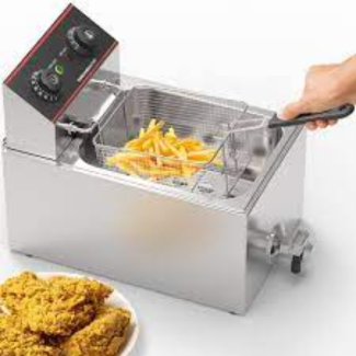 Electric Deep Fryer 4.5L Stainless Steel 2500W with Adjustable Temperature Control Price in Pakistan | LAPTAB