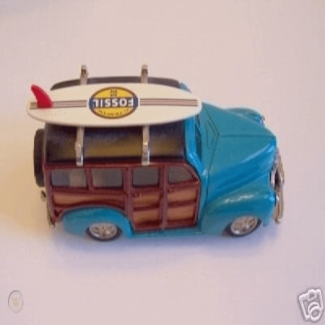 Fossil Antique Woody Wagon Desk Clock with Surfboard Collectible Limited Edition Price in Pakistan | LAPTAB