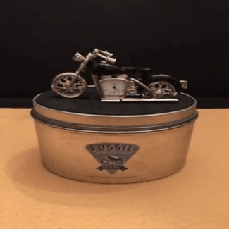 Fossil Antique Harley Bike Clock Limited Edition Die Cast Metal Analog Quartz Price in Pakistan | LAPTAB