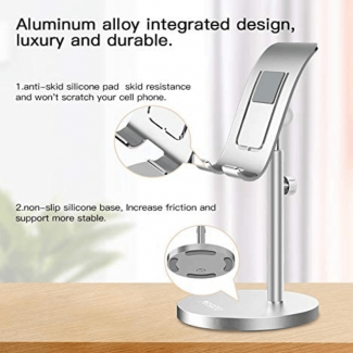 YESIDO C69/70 Aluminum Metal Adjustable Mobile Phone and Tablet Table Stand Price in Pakistan | LAPTAB