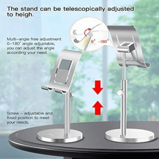 YESIDO C69/70 Aluminum Metal Adjustable Mobile Phone and Tablet Table Stand Price in Pakistan | LAPTAB