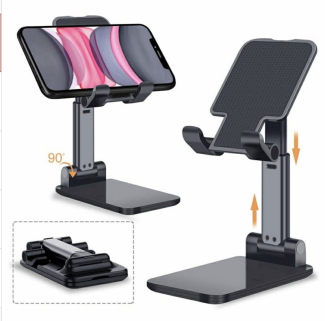 YESIDO C85 Folding Mobile and Tablet Holder with Adjustable Height and Non-Slip Base