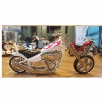 Fossil Antique Chopper Bike Clock Limited Edition Die Cast Metal White Fire Price in Pakistan | LAPTAB