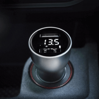 Xiaomi Mi Car Charger Pro 18W Fast Charger with Metal Body and LED Light Price in Pakistan | LAPTAB