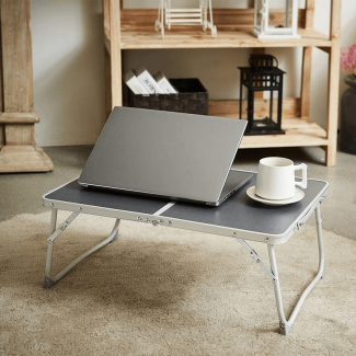 Foldable Aluminium Indoor Table - Silver Foldable Aluminium Indoor Table - Silver