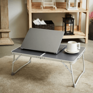 Foldable Aluminium Indoor Table - Silver