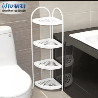 4 Tier Storage Shelf Rack, Lightweight PP Plastic, Moisture-Proof and Easy to Assemble Price in Pakistan | LAPTAB