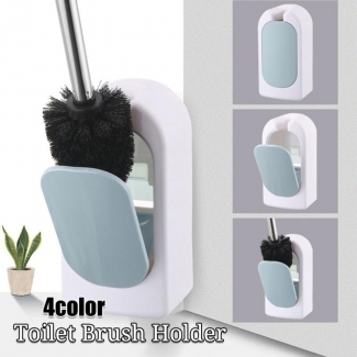 Toilet Brush with Wall Mount Holder, Automatic Lid, Soft Bristles, Detachable Design Price in Pakistan | LAPTAB