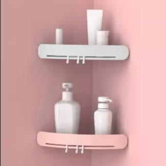 Triangular Corner Storage Shelves for Bathroom, Non-Toxic PP, No-Drill Mounting Price in Pakistan | LAPTAB