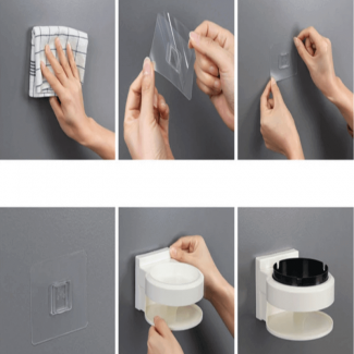 Ashtray for Bathroom Wall Mounted Round, 2-Tier Unbreakable with Strong Holding Capacity Price in Pakistan | LAPTAB