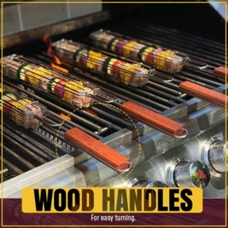 Kabob BBQ Grill with Non-Stick Surface and Finger Grip Handles for Easy Flipping Price in Pakistan | LAPTAB