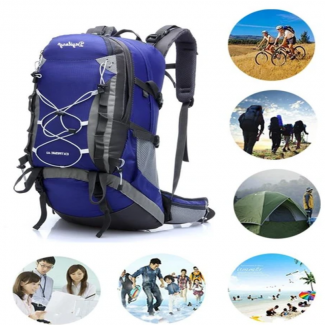 Pro Sport Travel Leisure Backpack with Rain Cover, Large Capacity, Blue Price in Pakistan | LAPTAB