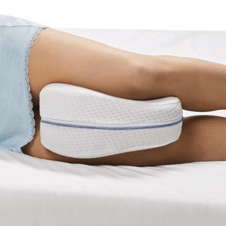 Memory Foam Knee Leg Pillow For Side Sleepers Sleeping Back Pain