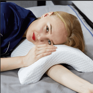 Anti-Pressure Health Care Neck Protection Pillow for Side Sleepers and Seated Naps Price in Pakistan | LAPTAB