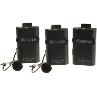 BOYA BY-WM4 Wireless Microphone System with Omnidirectional Lavalier for Smartphones and Cameras Price in Pakistan | LAPTAB