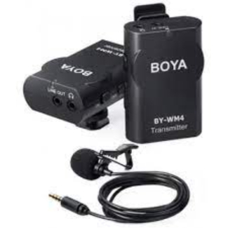 BOYA BY-WM4 Wireless Microphone System with Omnidirectional Lavalier for Smartphones and Cameras Price in Pakistan | LAPTAB