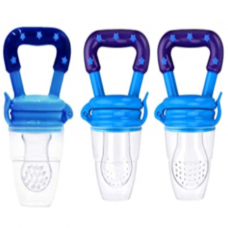 Baby Fruit Feeder Pacifier 2 Pack, BPA-Free Silicone Teething Toy and Food Holder Price in Pakistan | LAPTAB