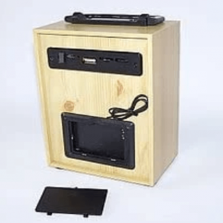 Portable Bluetooth Speaker with USB, SD Card, FM Radio, and 3.5mm Jack Compatibility Price in Pakistan | LAPTAB
