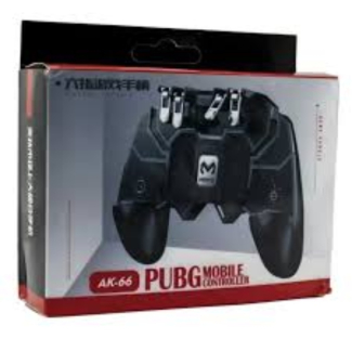 PUBG Mobile Controller Six Finger Gamepad AK66 with Trigger and Phone Holder for 4-6.5