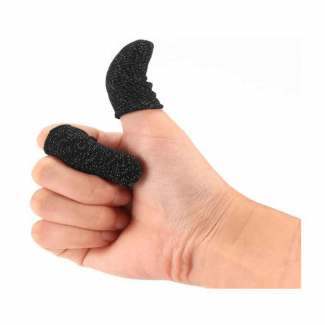 Pack of 2 PUBG Mobile Sweat-Proof Finger Sleeves for Touch Screen, Anti-Slip