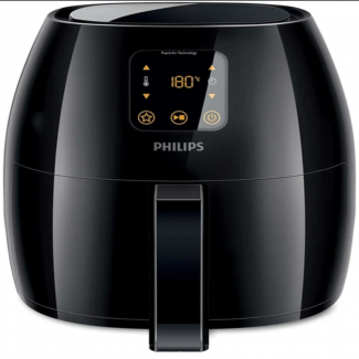 Philips Air Fryer Black 1.2kg Digital Low Fat Multi-Cooker with Rapid Air Technology