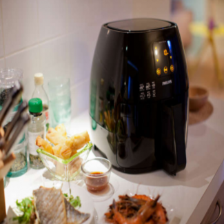 Philips Air Fryer Black 1.2kg Digital Low Fat Multi-Cooker with Rapid Air Technology Price in Pakistan | LAPTAB