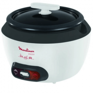 Moulinex MK156125 Inicio Rice Cooker 1.5kg Capacity with Keep Warm Function and Glass Lid